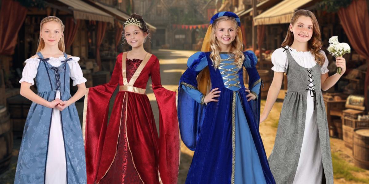 Girls' Renaissance Dresses